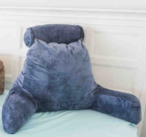 Coussin De Supportiback Lecture Confort Posture Poignée de Transport 