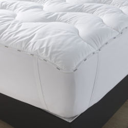 Surmatelas Dodo Reflex Écolabel 6 cm en fibres creuses siliconées, apportant un confort doux et un accueil cocooning pour un sommeil plus agréable.