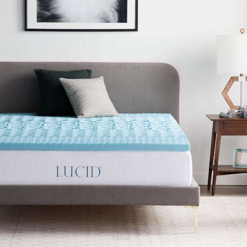 SurMatelas pas cher 5 CM de Mousse à mémoire de Forme avec Gel, 140 x 190 cm