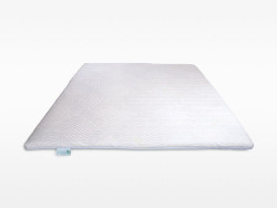 Surmatelas Le Matelas Vert en latex souple 65 kg/m³ et coutil en chanvre, une solution écologique pour un confort haut de gamme.